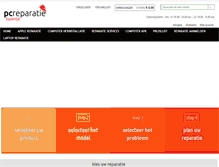 Tablet Screenshot of pcreparatietwente.nl